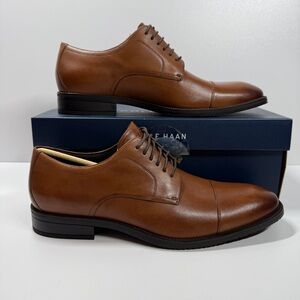 NIB • Cole Haan Modern Essentials Leather Plain Toe Oxfords Size: 10.5